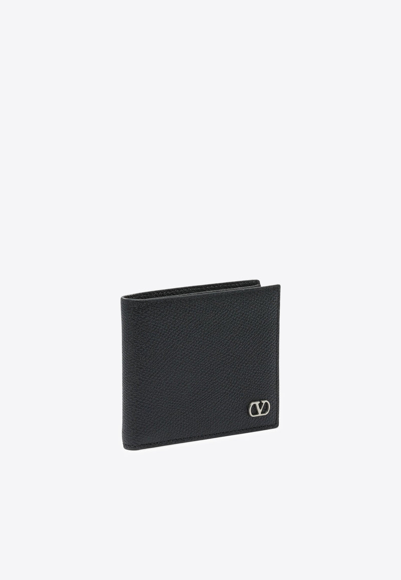 Valentino VLogo Signature Leather Bi-Fold Wallet Black 7Y2P0AP3UAG0NO_825e0e68-b00d-4d23-9cca-d2cbb403fdb5
