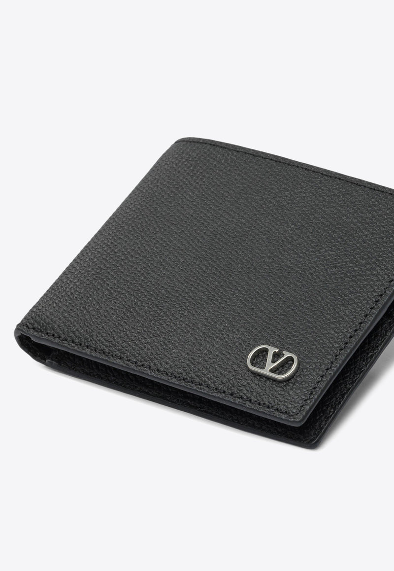 Valentino VLogo Signature Leather Bi-Fold Wallet Black 7Y2P0AP3UAG0NO_825e0e68-b00d-4d23-9cca-d2cbb403fdb5