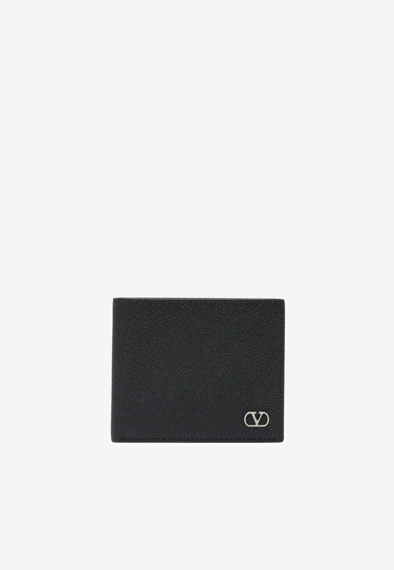 Valentino VLogo Signature Leather Bi-Fold Wallet Black 7Y2P0AP3UAG0NO_825e0e68-b00d-4d23-9cca-d2cbb403fdb5