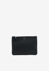 Valentino VLogo Leather Pouch Black 7Y2P0AP5UAG0NO_83ff675a-4005-43e0-bbb7-5399d6b11dc8