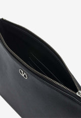 Valentino VLogo Leather Pouch Black 7Y2P0AP5UAG0NO_83ff675a-4005-43e0-bbb7-5399d6b11dc8