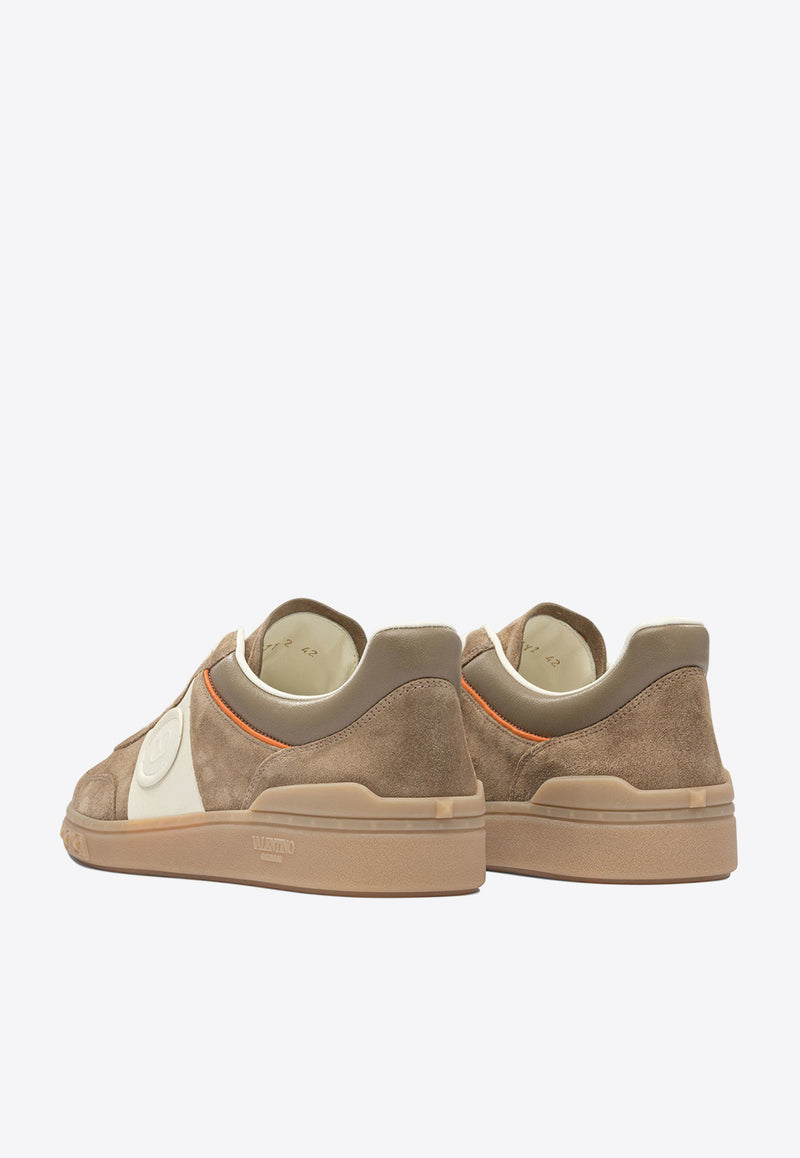 Valentino Upvillage Leather Low-Top Sneakers Beige 7Y2S0H77LALBSB_82631