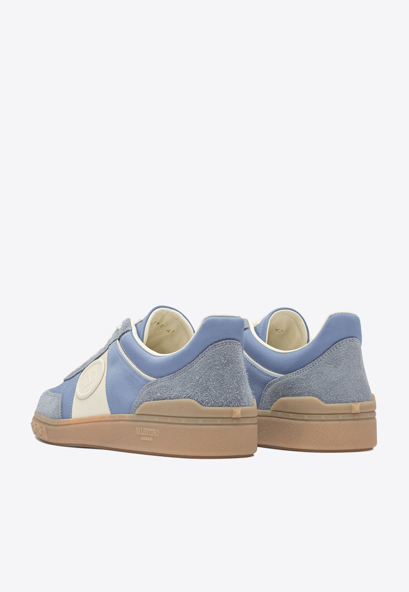 Valentino Upvillage Leather Low-Top Sneakers Light Blue 7Y2S0H77MBMBQG_82617