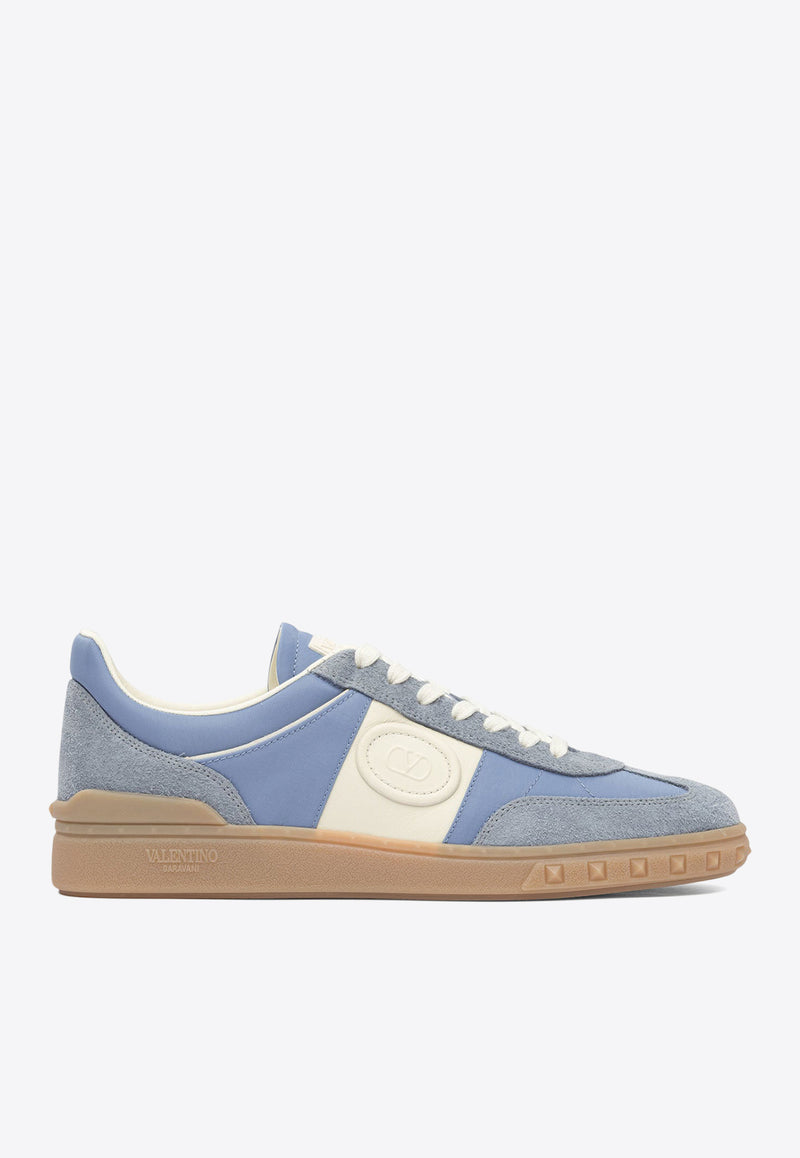 Valentino Upvillage Leather Low-Top Sneakers Light Blue 7Y2S0H77MBMBQG_82617