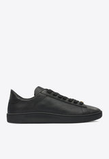 Valentino Royco Leather Low-Top Sneakers Black 7Y2S0K34BYACMJ_82632
