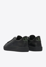 Valentino Royco Leather Low-Top Sneakers Black 7Y2S0K34BYACMJ_82632