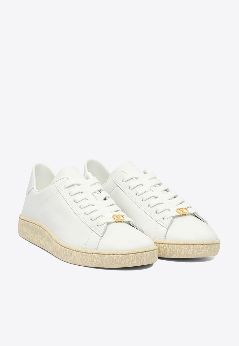 Valentino Royco Leather Low-Top Sneakers White 7Y2S0K34BYADU2_82635