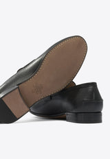 Valentino VLogo Signature Leather Loafers Black 7Y2S0K73ZWD0NO_82633