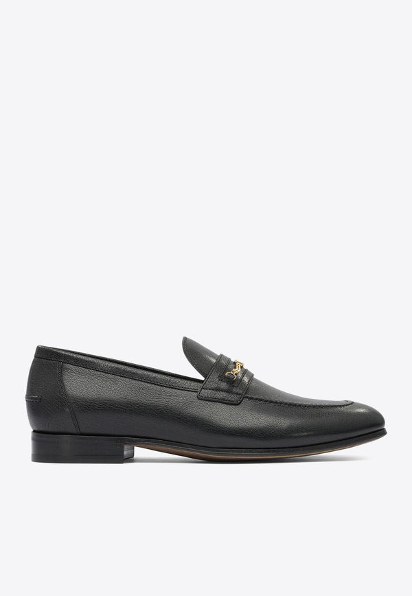 Valentino VLogo Signature Leather Loafers Black 7Y2S0K73ZWD0NO_82633