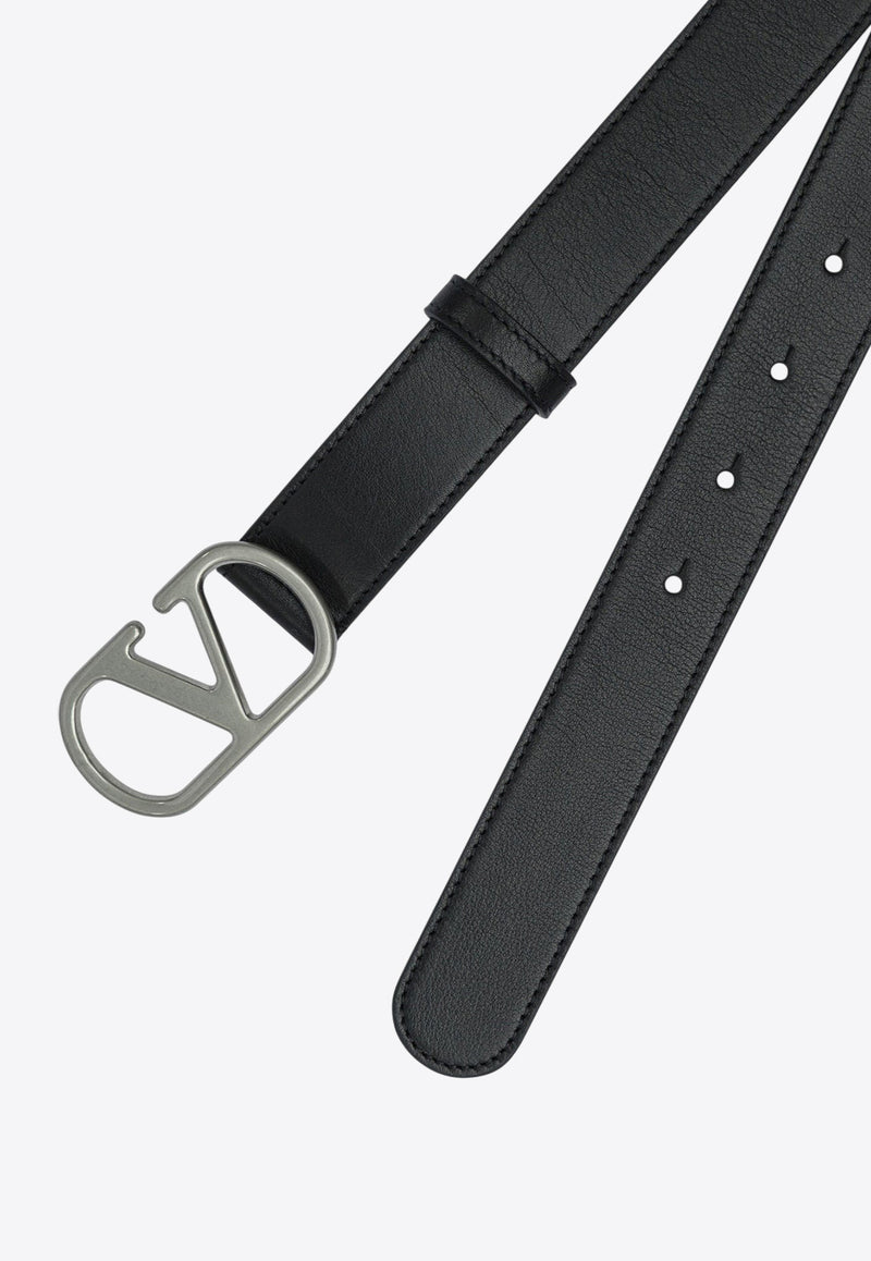 Valentino VLogo Signature Leather Belt Black 7Y2T0SM3UPC0NO_98065ce4-a237-4098-a54b-2d2cfbb182bb