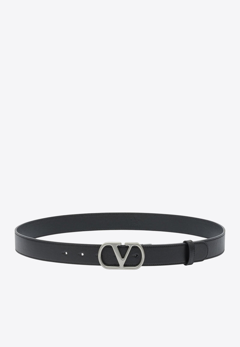 Valentino VLogo Signature Leather Belt Black 7Y2T0SM3UPC0NO_98065ce4-a237-4098-a54b-2d2cfbb182bb