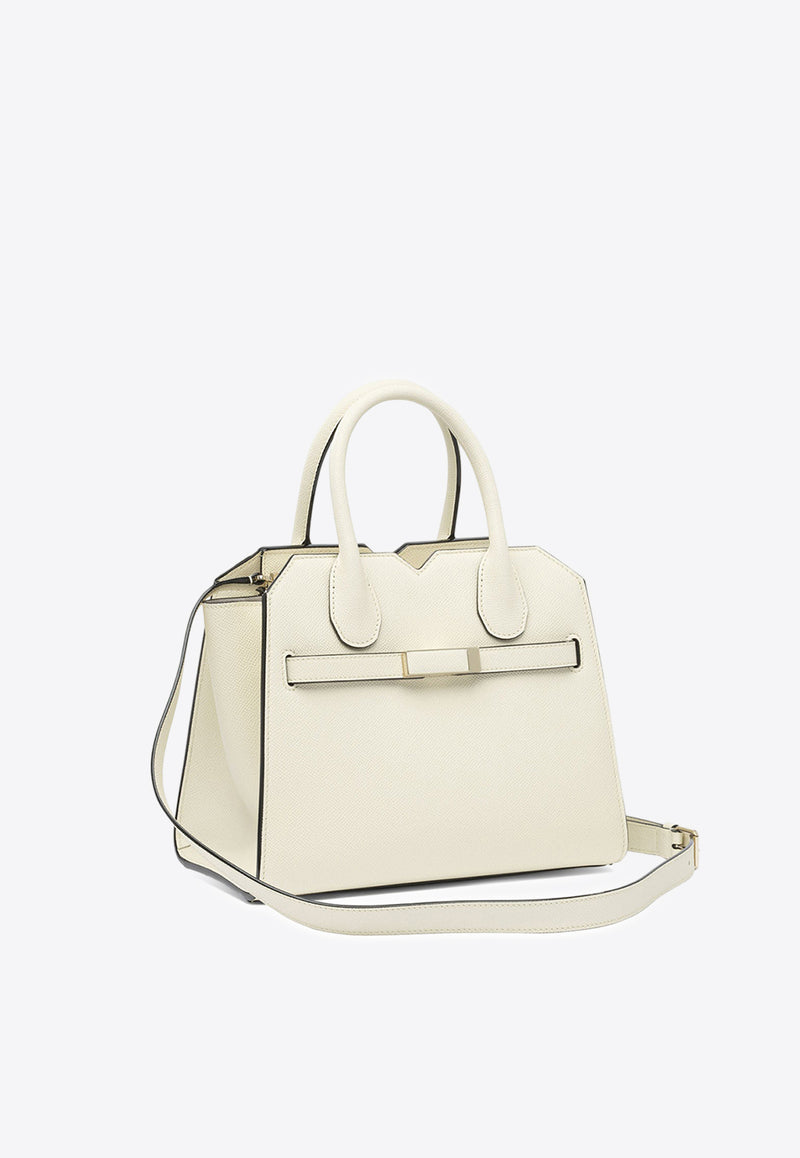 Mini Milano Leather Top Handle Bag