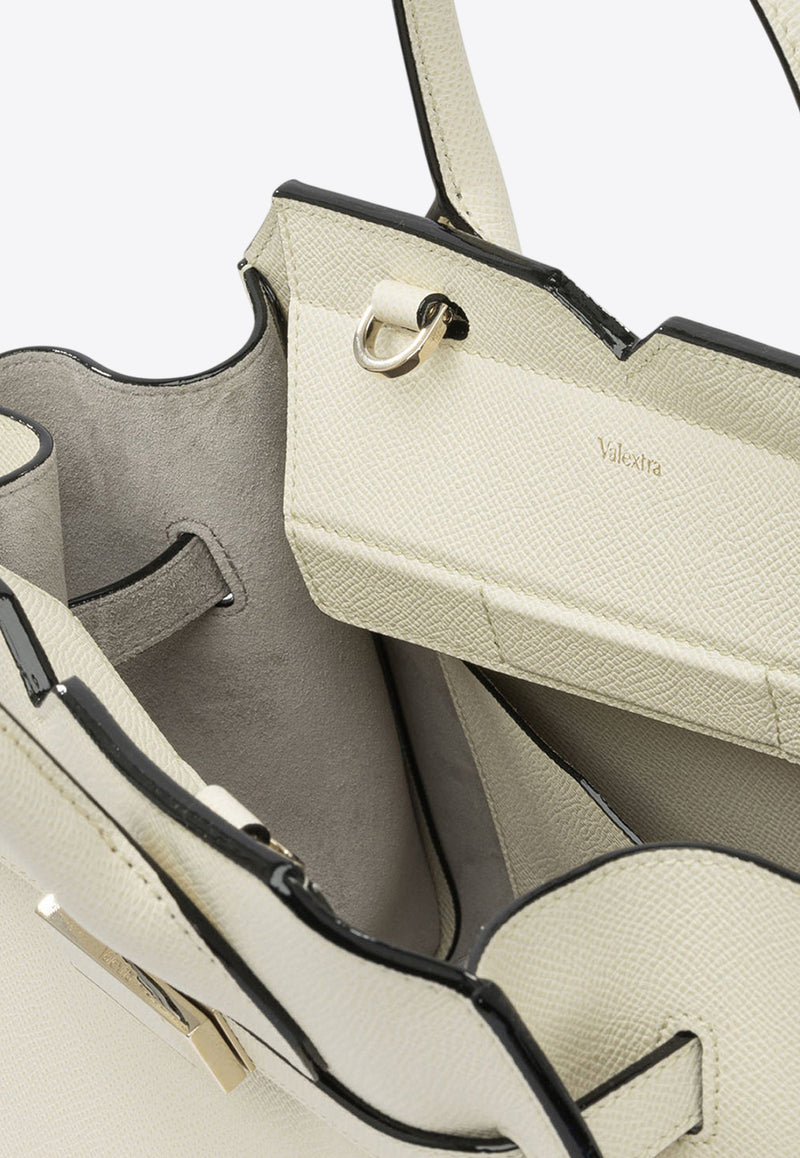 Mini Milano Leather Top Handle Bag