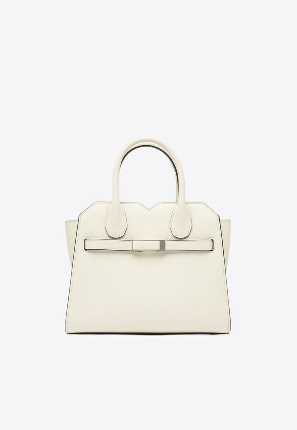 Mini Milano Leather Top Handle Bag