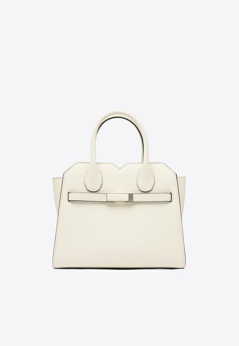 Mini Milano Leather Top Handle Bag