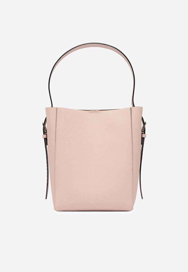 Mini Soft Leather Bucket Bag
