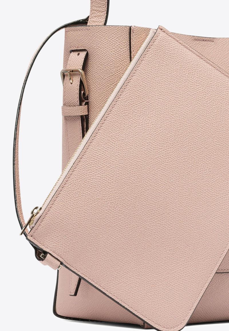 Mini Soft Leather Bucket Bag