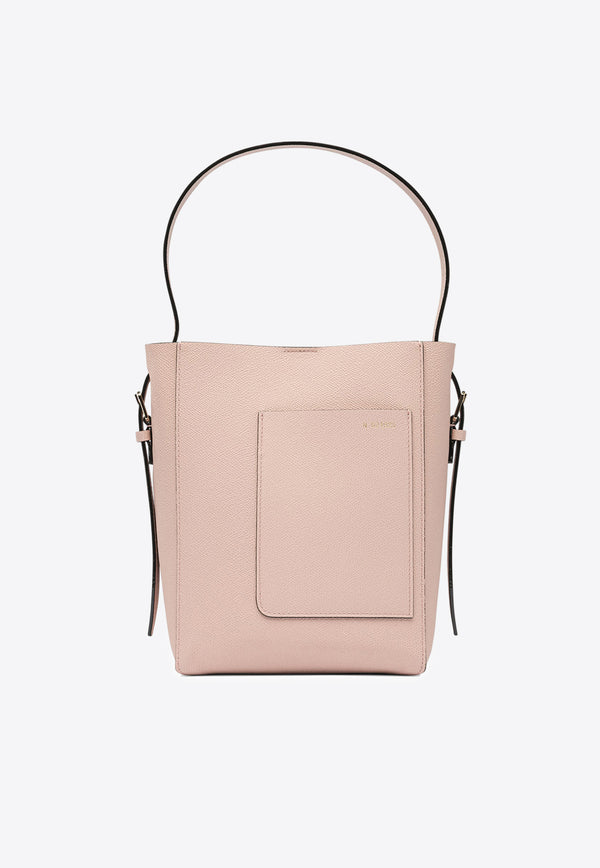 Mini Soft Leather Bucket Bag
