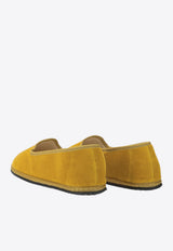 Vibi Venezia Furlana Velvet Ballet Flats Yellow FURLANADOGE_485da52d-79db-4994-a228-eff838d47953