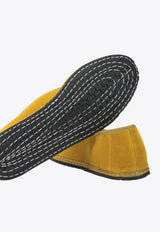 Vibi Venezia Furlana Velvet Ballet Flats Yellow FURLANADOGE_485da52d-79db-4994-a228-eff838d47953