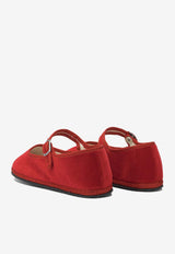 Vibi Venezia Mary-Jane Velvet Ballet Flats Red MARY JANEROSSO_fb042cae-49dd-48ce-b3db-d9cd8fb3dda1