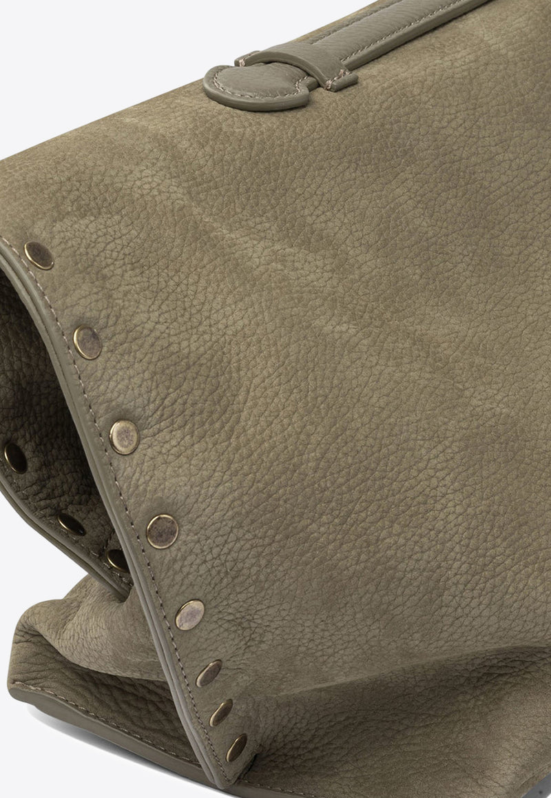 Zanellato Medium A'spasso Nappa Leather Shoulder Bag Gray A' SPASSO JONES M0687900070000Z0140_1e7e00a4-906a-449c-b294-a2cbf689bd7f