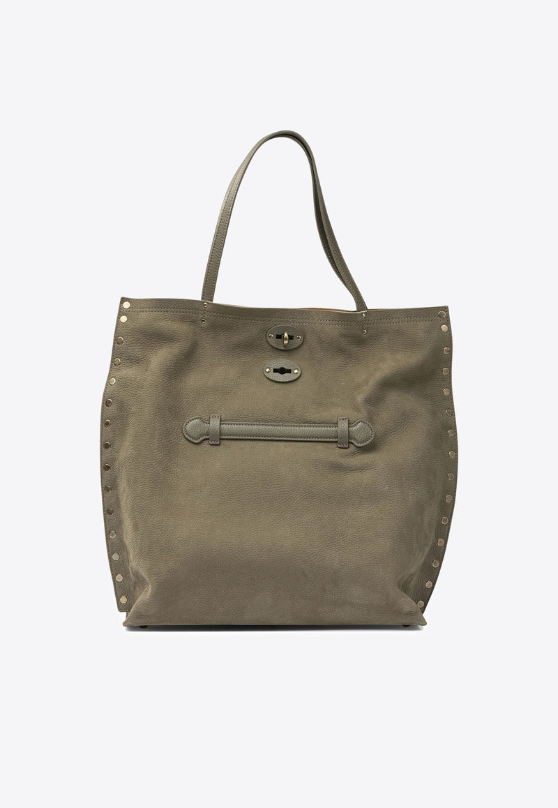 Zanellato Medium A'spasso Nappa Leather Shoulder Bag Gray A' SPASSO JONES M0687900070000Z0140_1e7e00a4-906a-449c-b294-a2cbf689bd7f