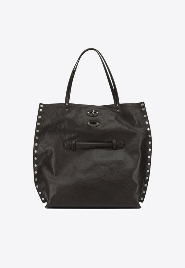 Zanellato Medium A'spasso Smooth Leather Shoulder Bag Dark Brown A' SPASSO TABACCO M0687902100000Z1153_48ea3f39-44b2-47df-b4b4-81c9efbd7d60