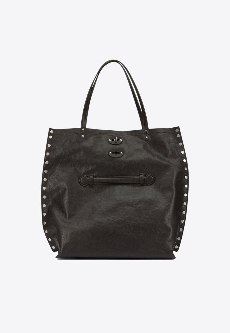 Zanellato Medium A'spasso Smooth Leather Shoulder Bag Dark Brown A' SPASSO TABACCO M0687902100000Z1153_48ea3f39-44b2-47df-b4b4-81c9efbd7d60