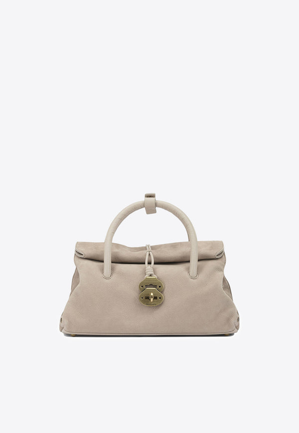 Zanellato Small Dotta Nubuck Leather Top Handle Bag Beige DOTTA JONES S0691200070000Z0335_c6425e1b-a7d5-4e5c-8278-2b2b3ab9ca3f