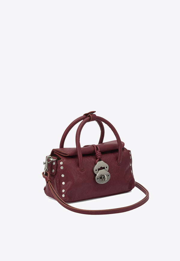 Zanellato Baby Dotta Smooth Leather Top Handle Bag Red DOTTA TABACCO BABY0687502100000Z0992_34d17e78-0449-4d13-bb86-7ff08032f280