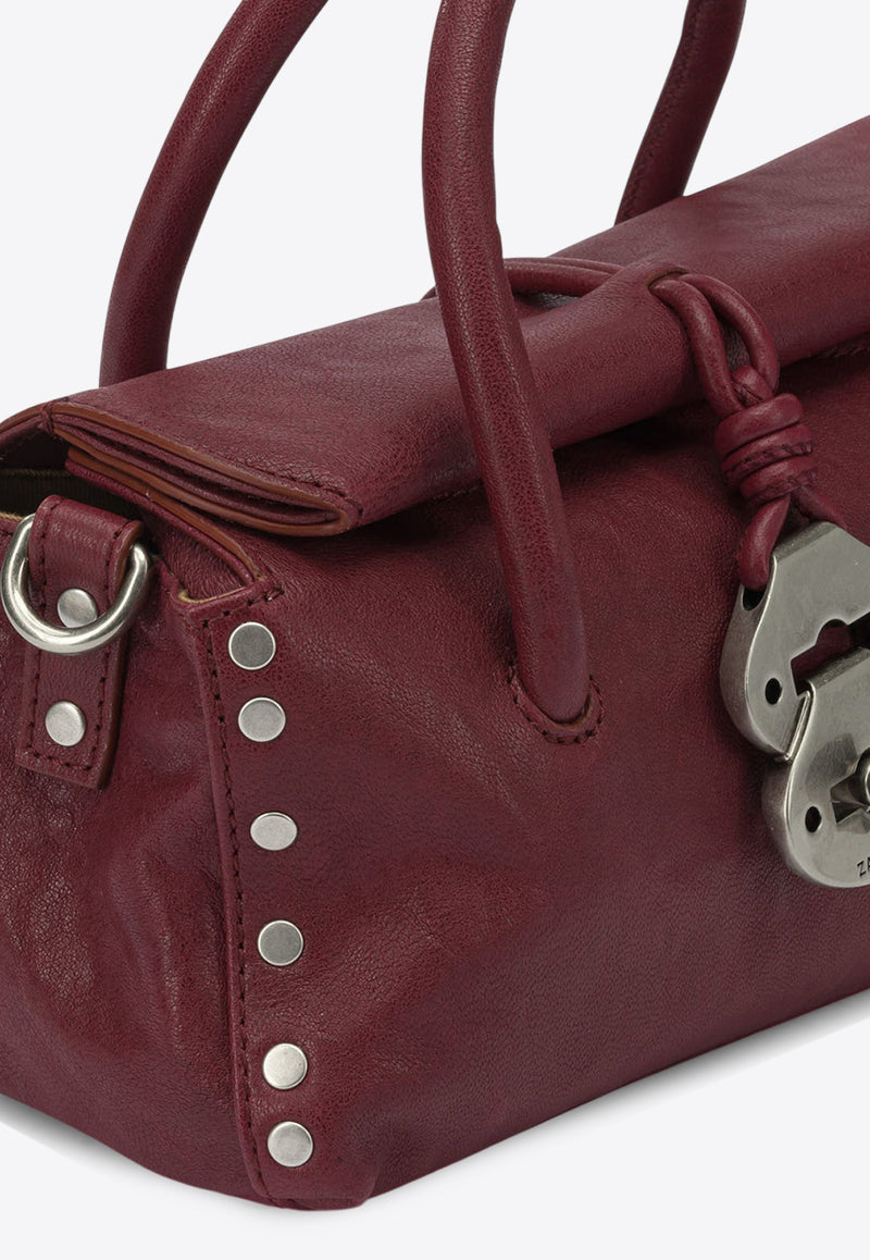 Zanellato Baby Dotta Smooth Leather Top Handle Bag Red DOTTA TABACCO BABY0687502100000Z0992_34d17e78-0449-4d13-bb86-7ff08032f280