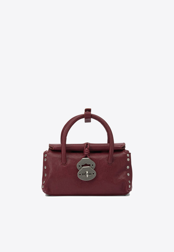 Zanellato Baby Dotta Smooth Leather Top Handle Bag Red DOTTA TABACCO BABY0687502100000Z0992_34d17e78-0449-4d13-bb86-7ff08032f280