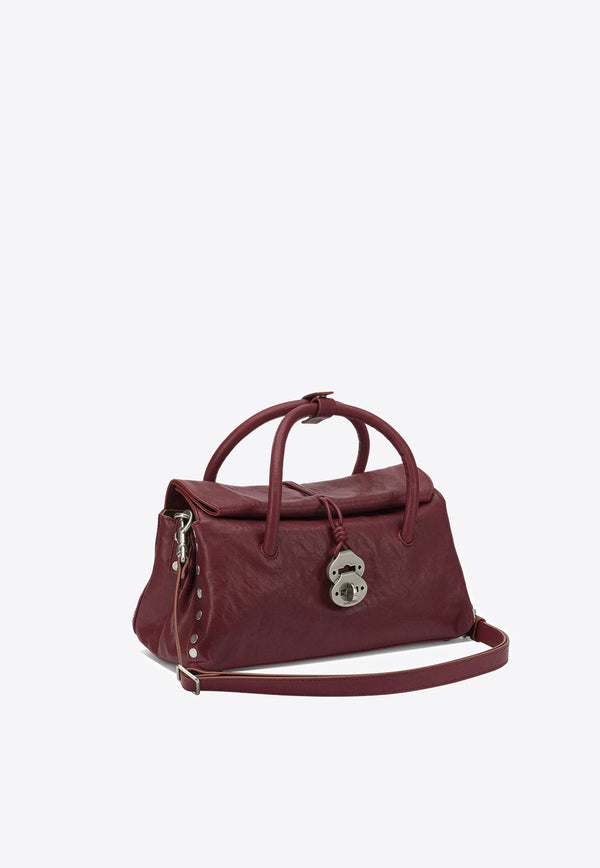 Zanellato Small Dotta Smooth Leather Top Handle Bag Red DOTTA TABACCO S0687502100000Z0992_eee0bab7-841f-4398-9b31-513c8fb1227c