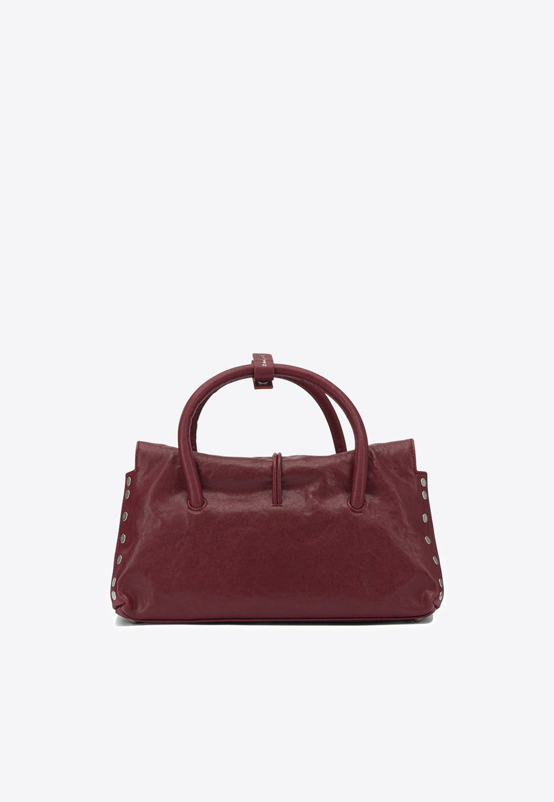 Zanellato Small Dotta Smooth Leather Top Handle Bag Red DOTTA TABACCO S0687502100000Z0992_eee0bab7-841f-4398-9b31-513c8fb1227c