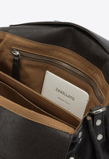 Zanellato Small Dotta Smooth Leather Top Handle Bag Dark Brown DOTTA TABACCO S0687502100000Z1153_f6852a43-e456-434d-a1f1-1c059f196940