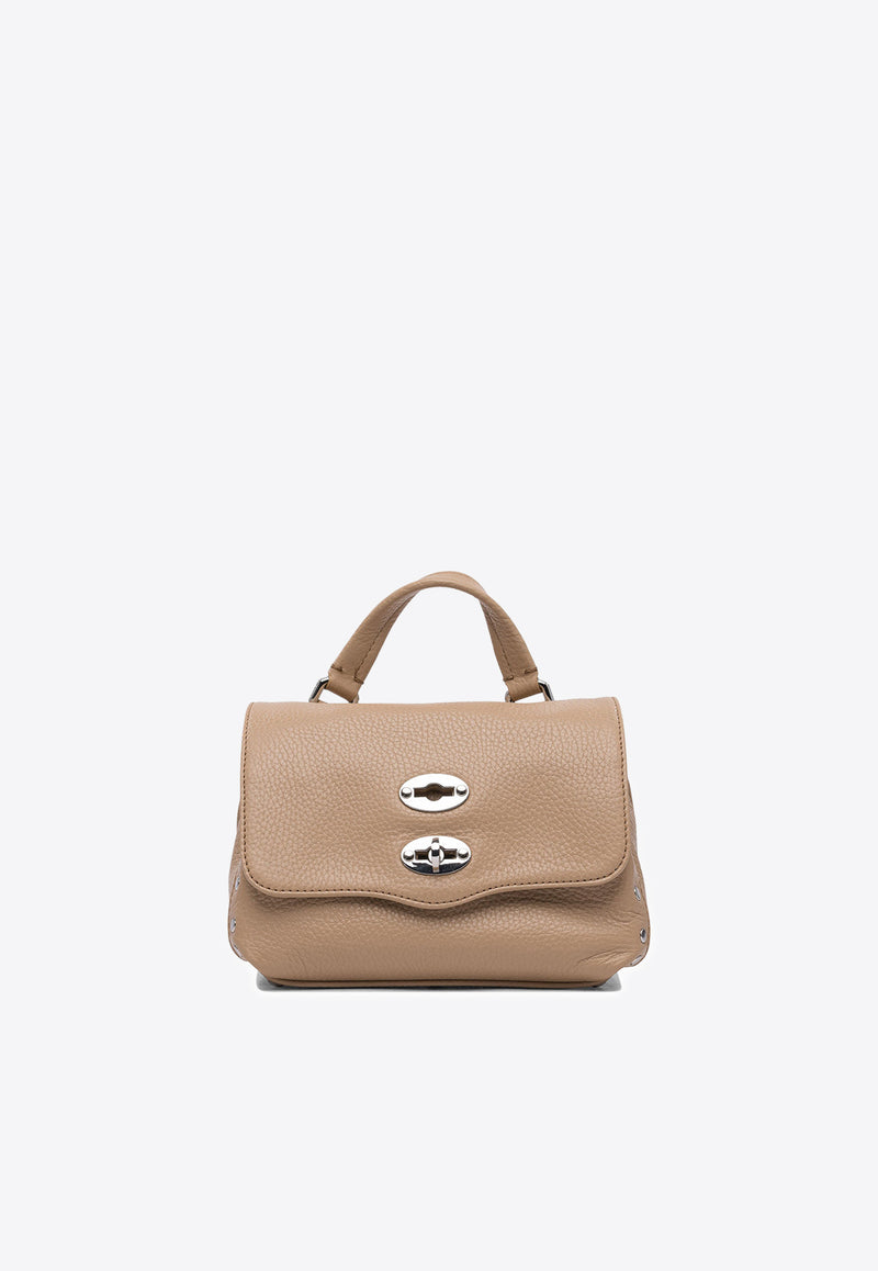 Zanellato Baby Postina Hammered Leather Top Handle Bag Beige POSTINA DAILY BABY0680100040000Z0294_566fafd3-b5c9-40a5-a61d-ba6996e5f831