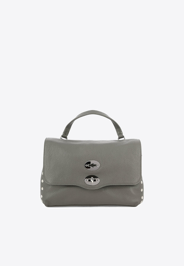 Zanellato Small Postina Tumbled Leather Shoulder Bag Gray POSTINA DAILY S0680100040000Z0130_1c99dd64-bcde-4db6-8c07-f20af08835a6