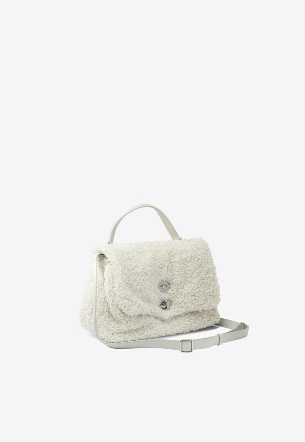 Zanellato Baby Postina Shearling Top Handle Bag White POSTINA DOLLY BABY0685901110000Z1110_738e16b4-58ae-478c-8982-40b73bf1c542