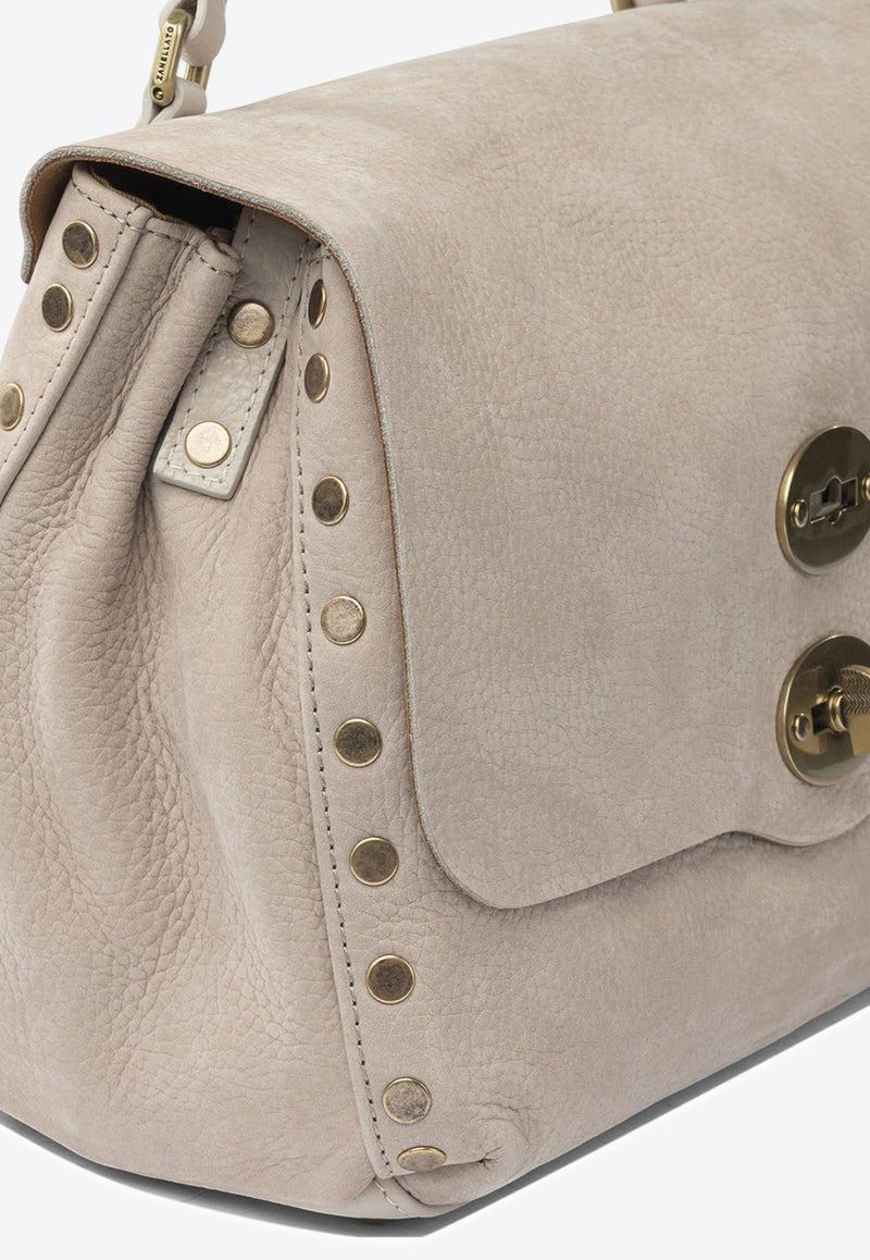 Zanellato Small Postina Nubuck Leather Shoulder Bag Beige POSTINA JONES S0680900070000Z0335_228eac3f-0f73-479b-8cfc-887cbed2163b