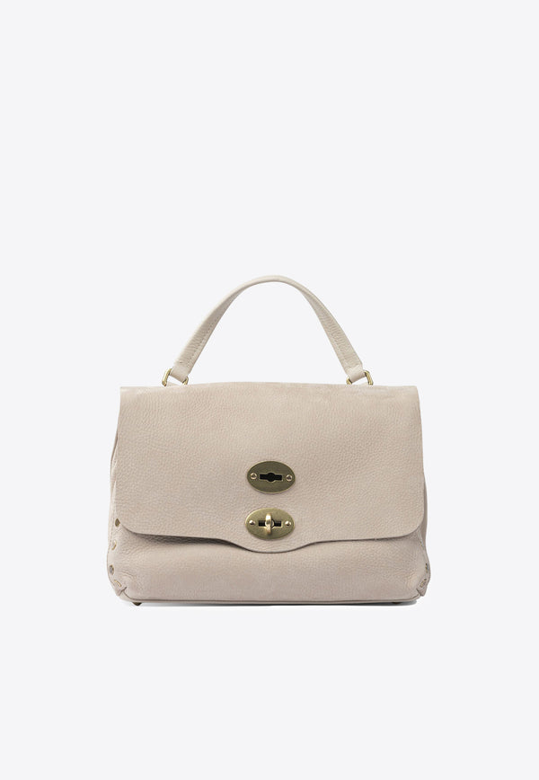 Zanellato Small Postina Nubuck Leather Shoulder Bag Beige POSTINA JONES S0680900070000Z0335_228eac3f-0f73-479b-8cfc-887cbed2163b