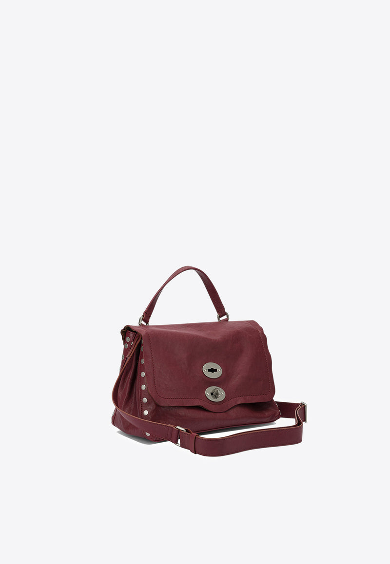 Zanellato Small Postina Smooth Leather Shoulder Bag Red POSTINA TABACCO S0680002100000Z0992_d35d94bd-1b1b-46fc-b98c-7edf18b36ac5