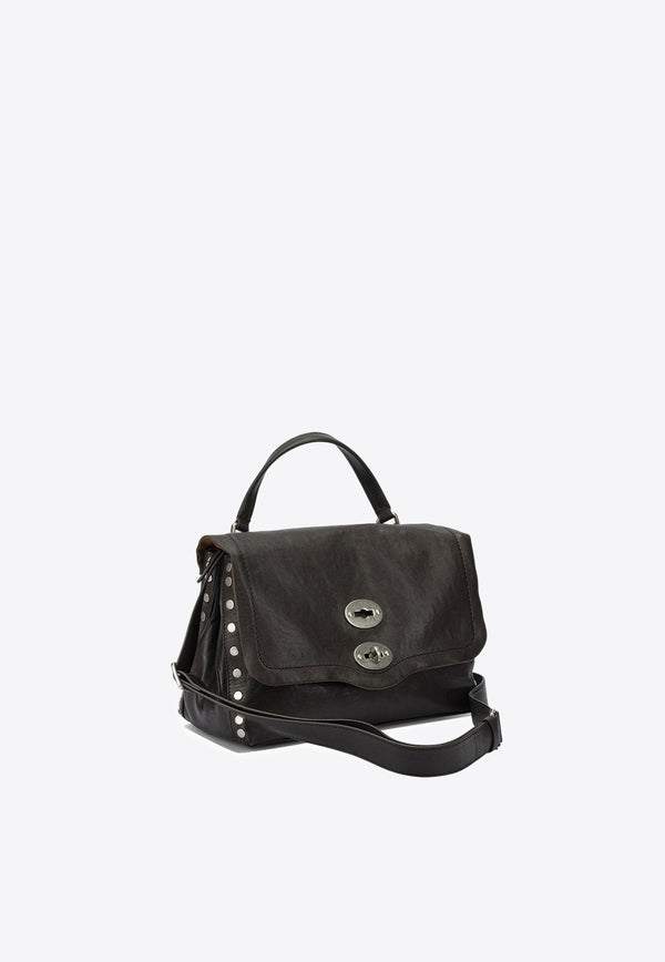 Zanellato Small Postina Smooth Leather Shoulder Bag Dark Brown POSTINA TABACCO S0680002100000Z1153_ce2e7b6b-280e-414b-bcb4-be03f4f353e8