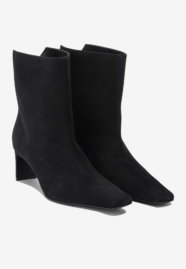 Khaite Ona 55 Suede Ankle Boots Black F1100-964200_ae0ea07e-6143-4138-8266-98693a7289f6