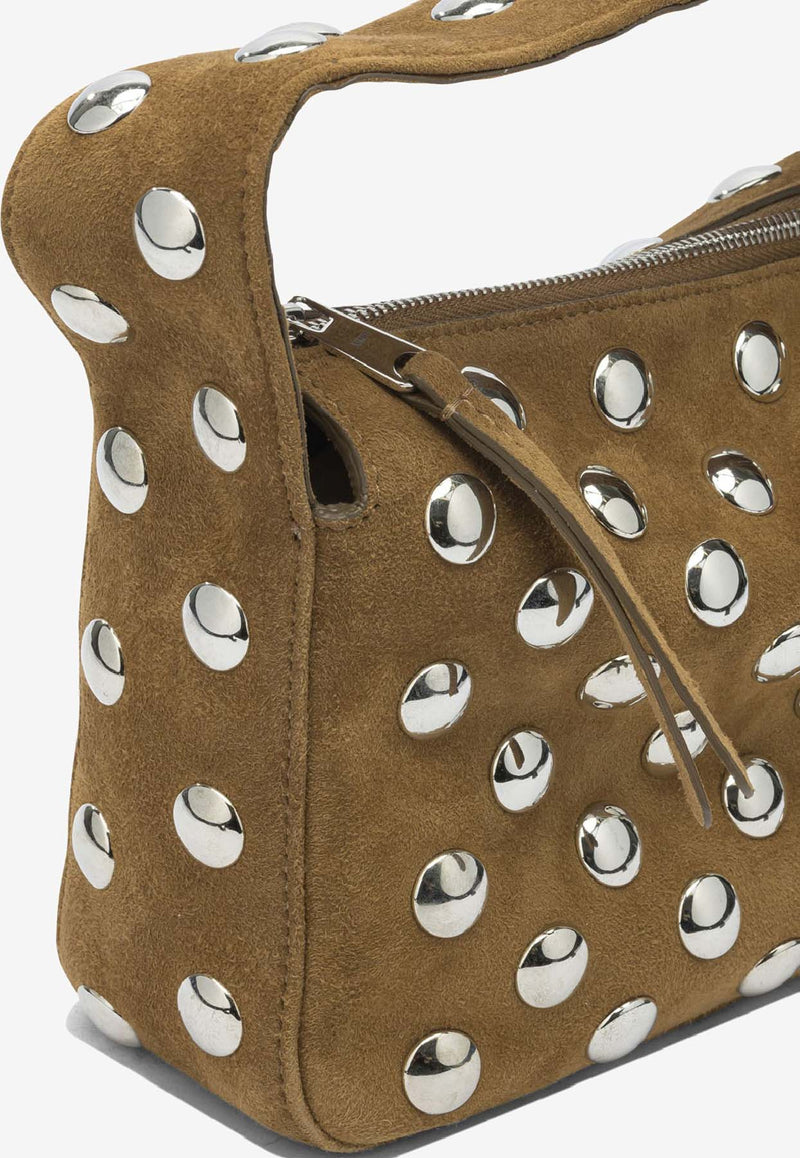 Khaite Small Elena Studded Suede Shoulder Bag Brown H2032-849737_0fa6df85-f4b6-46b5-894f-8cf01d99f50d