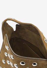 Khaite Small Elena Studded Suede Shoulder Bag Brown H2032-849737_0fa6df85-f4b6-46b5-894f-8cf01d99f50d