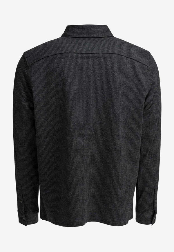 Vince Striped Buttoned Shirt Gray M1268999A021CHA_a82bdaf9-0dbe-40bd-94c7-4543ead6cb8b