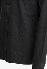 Vince Striped Buttoned Shirt Gray M1268999A021CHA_a82bdaf9-0dbe-40bd-94c7-4543ead6cb8b