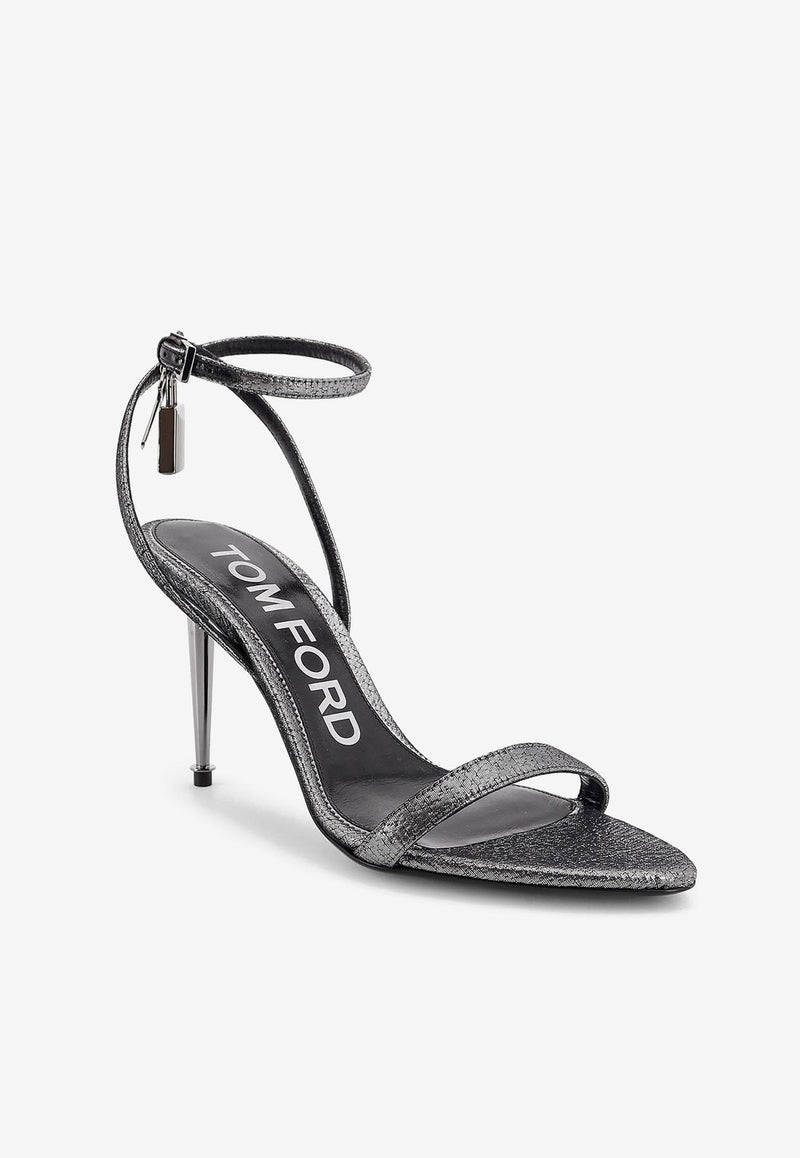 Tom Ford Laminated Effect Heeled Sandals W2748-TSY054A 1G001