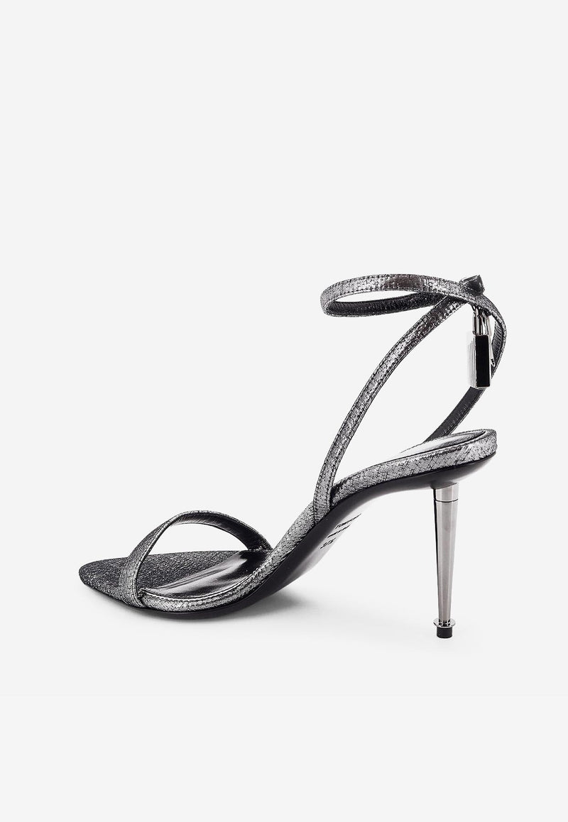 Tom Ford Laminated Effect Heeled Sandals W2748-TSY054A 1G001